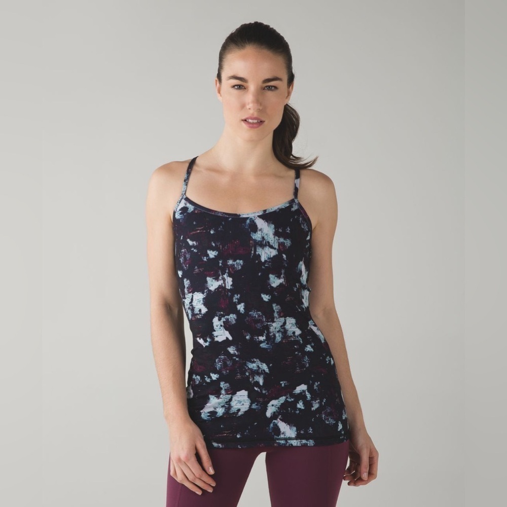 Lululemon Power Y Tank Luon Static Blossom
